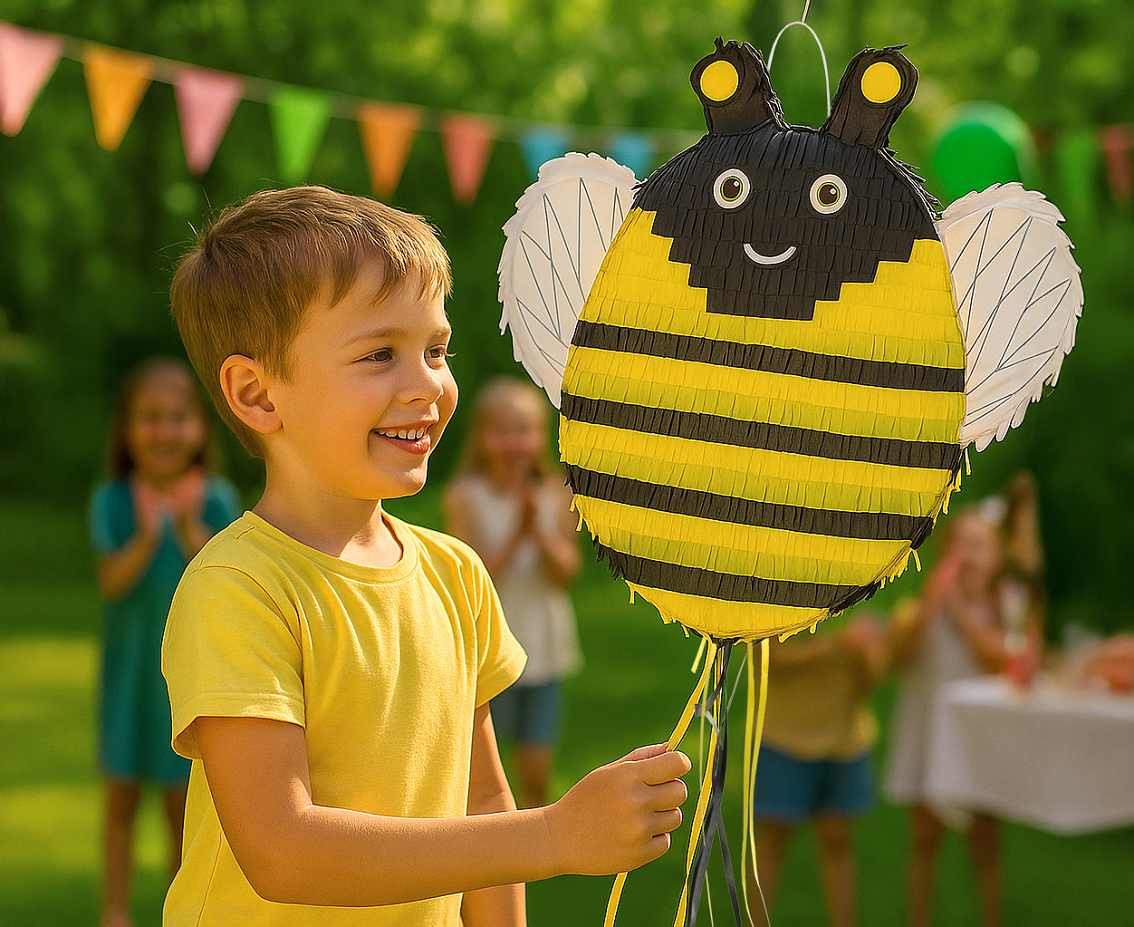 Bee Pinata, 43.5x7.5x45cm
