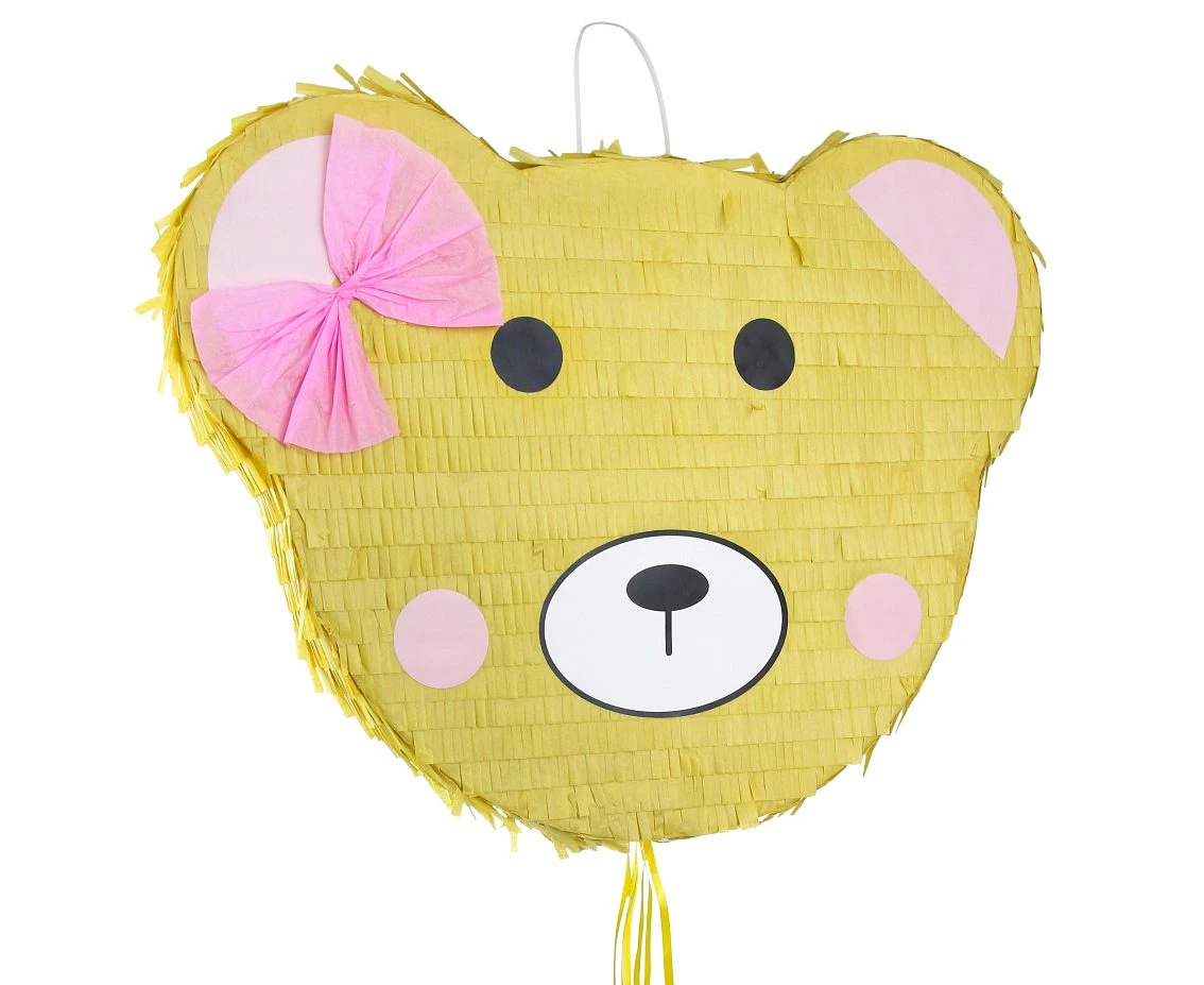 Teddy Bear with a bow Pinata, 45x7x35.5cm