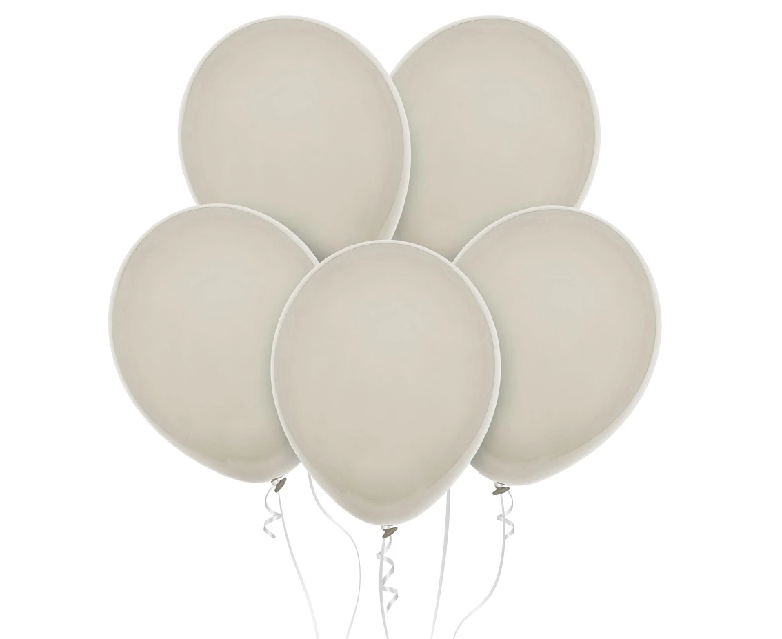 Balloons Decomex 18", pastel dust white, 25pcs