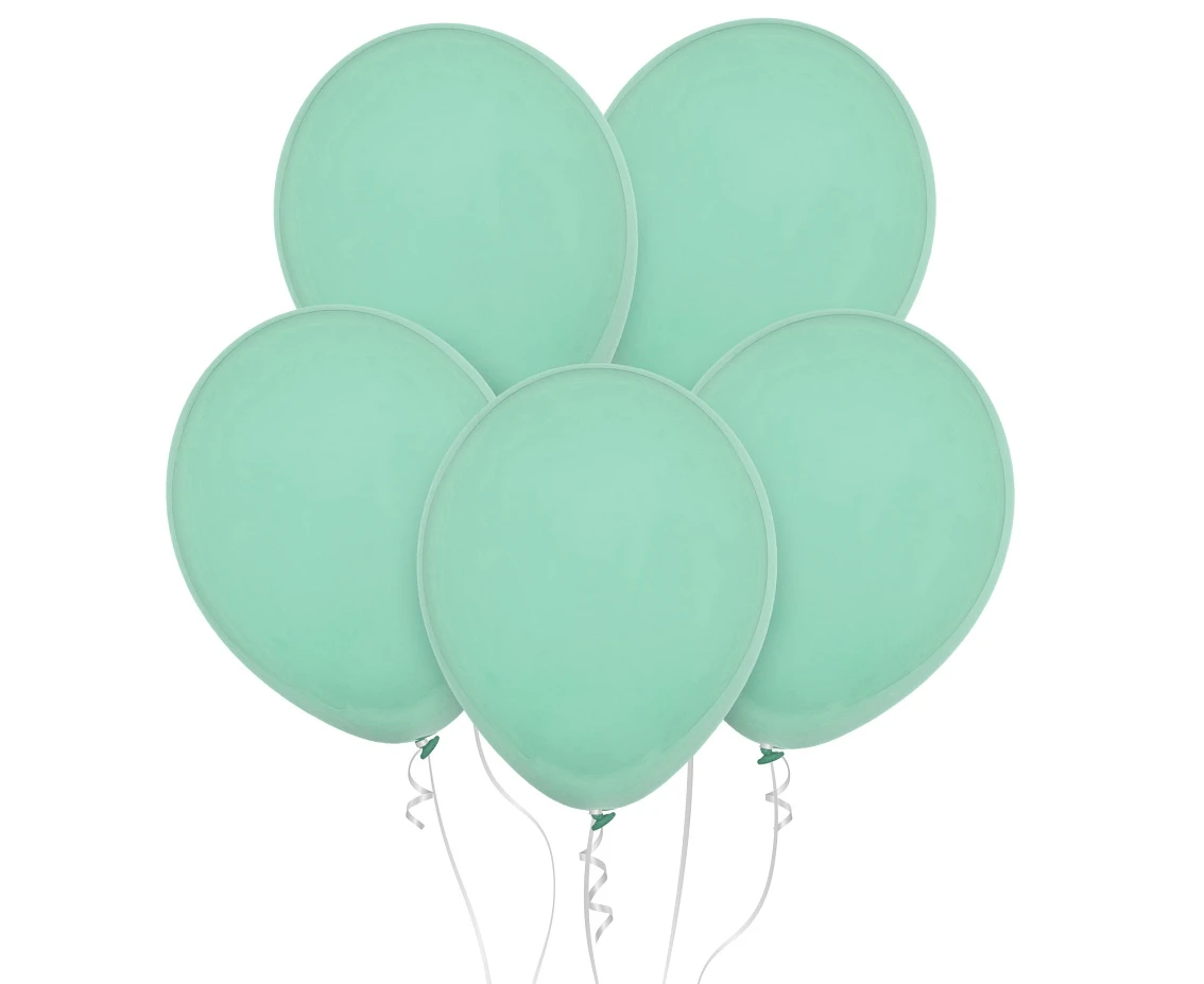 Balloons Decomex 18", pastel green tea, 25pcs