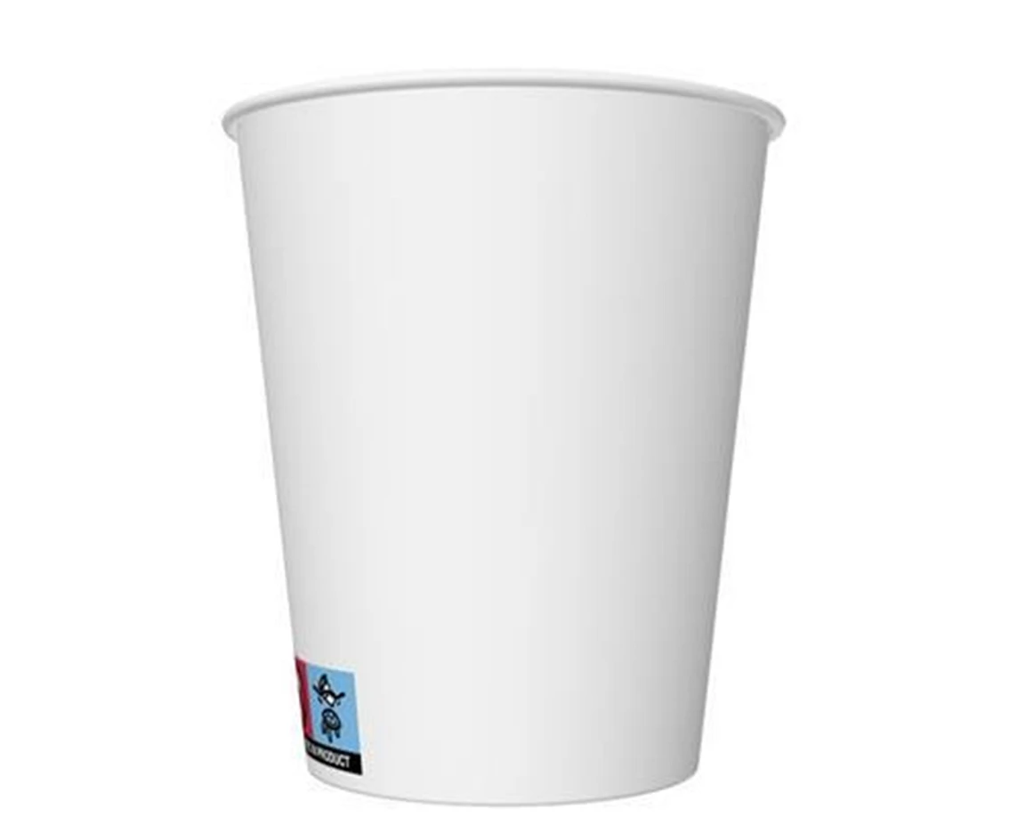 POLMAK White cups 250ml, 50 pcs.