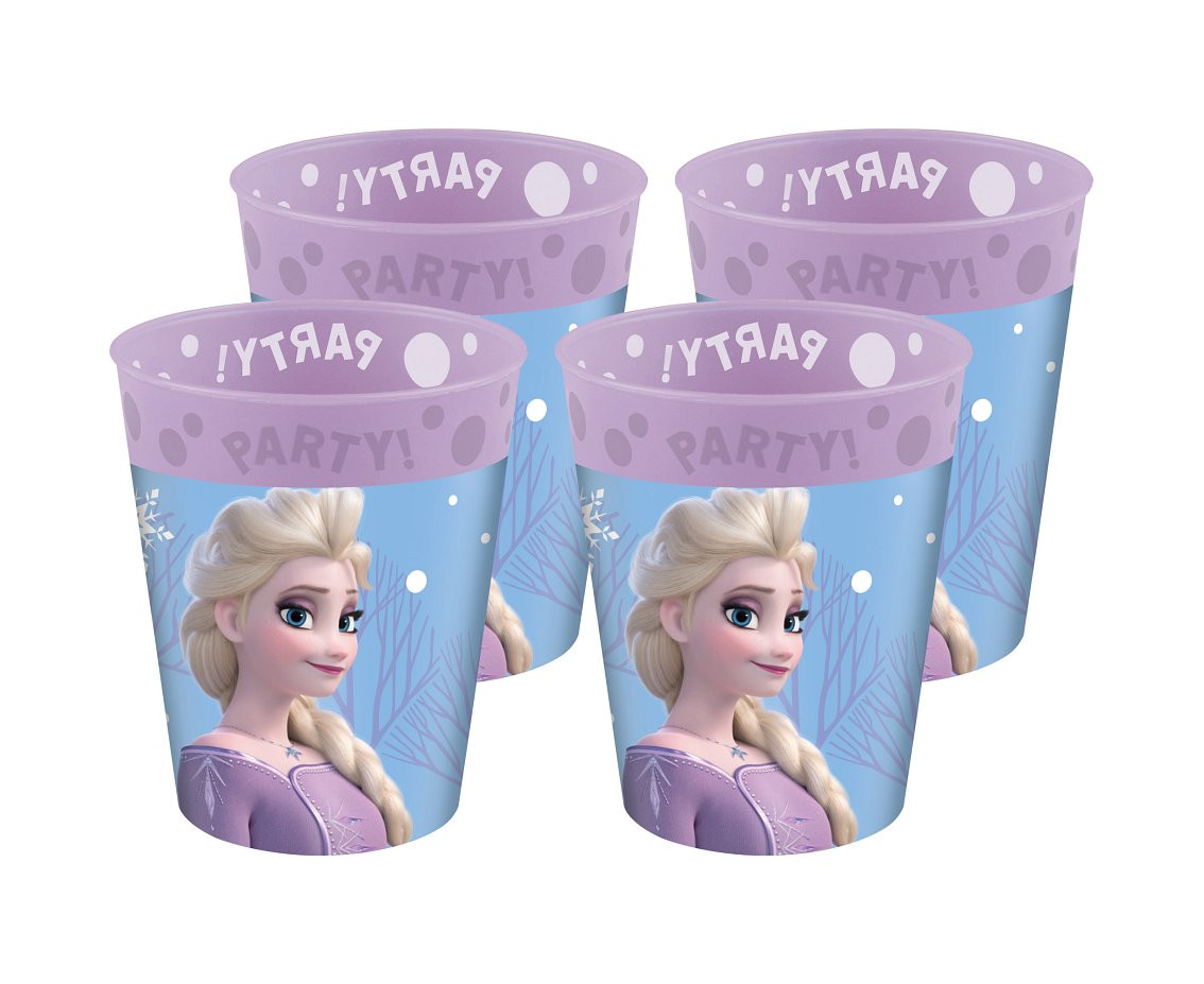 Reusable cups Frozen II Wind Spirit, 250 ml., 4 pcs. EOL