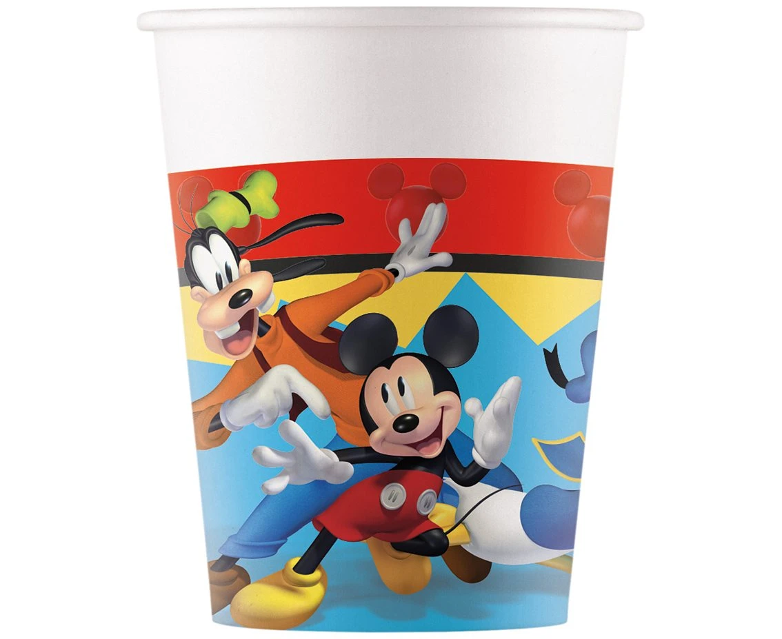 Mickey Jump Into Fun paper cups, 200 ml, 8 pcs.