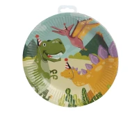 10 Plates Dino party 23cm (50057)