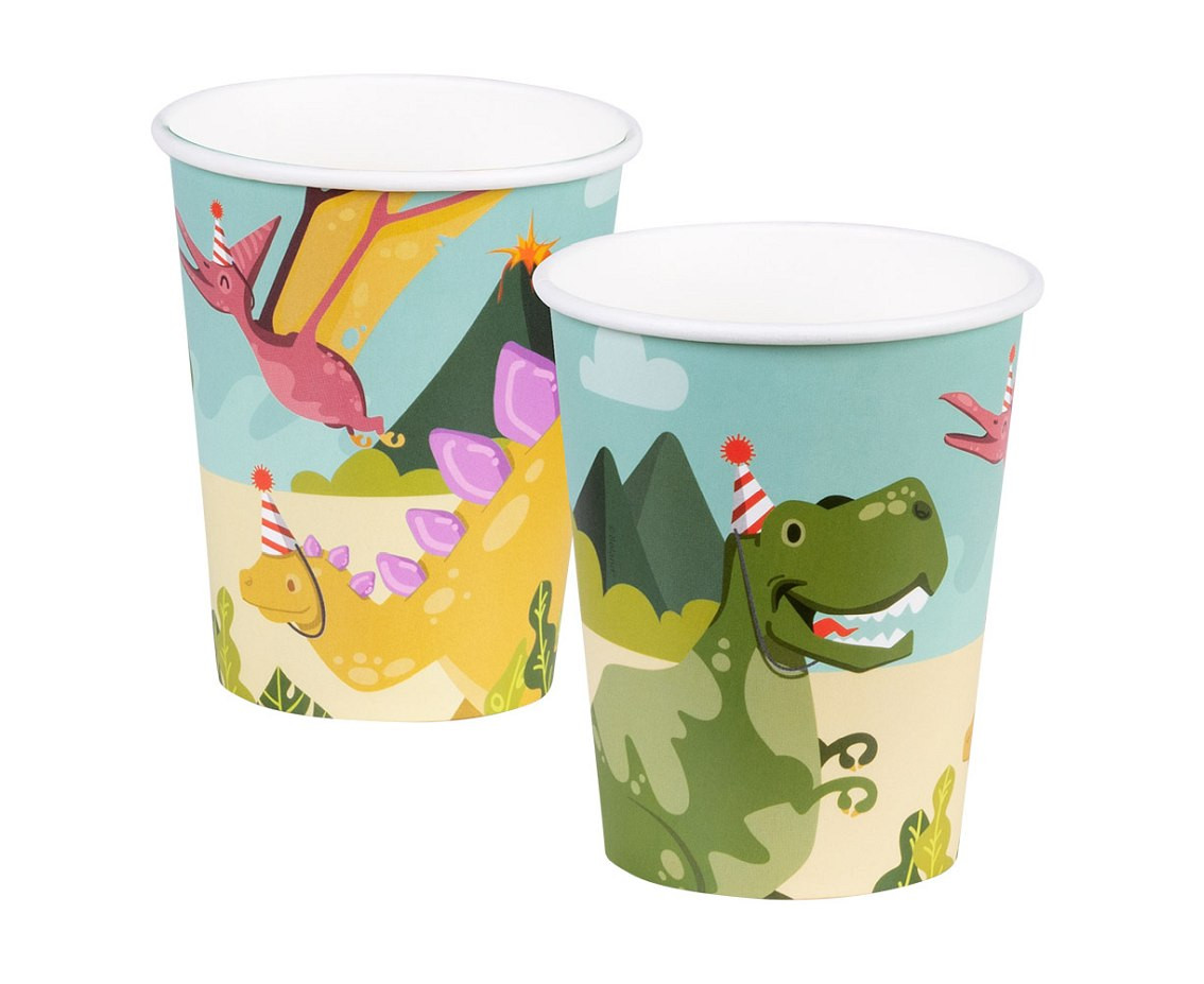 10 Cups Dino party 25cl (50058)