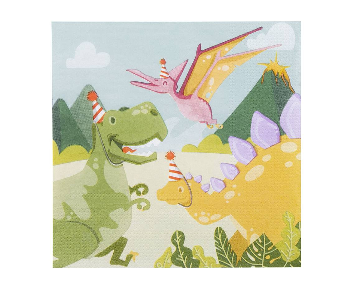 20 Napkins Dino party 33x33 (50059)