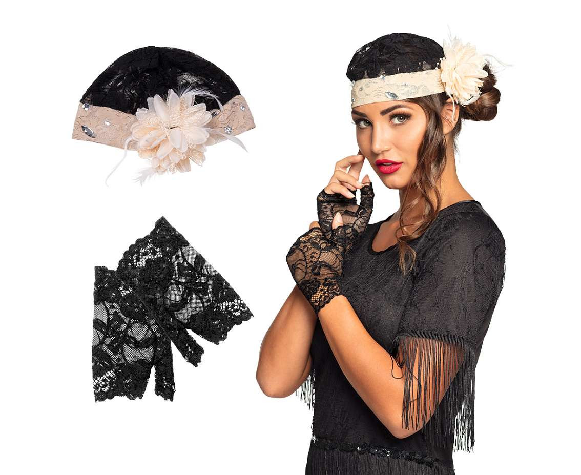 Set Charleston cap + gloves