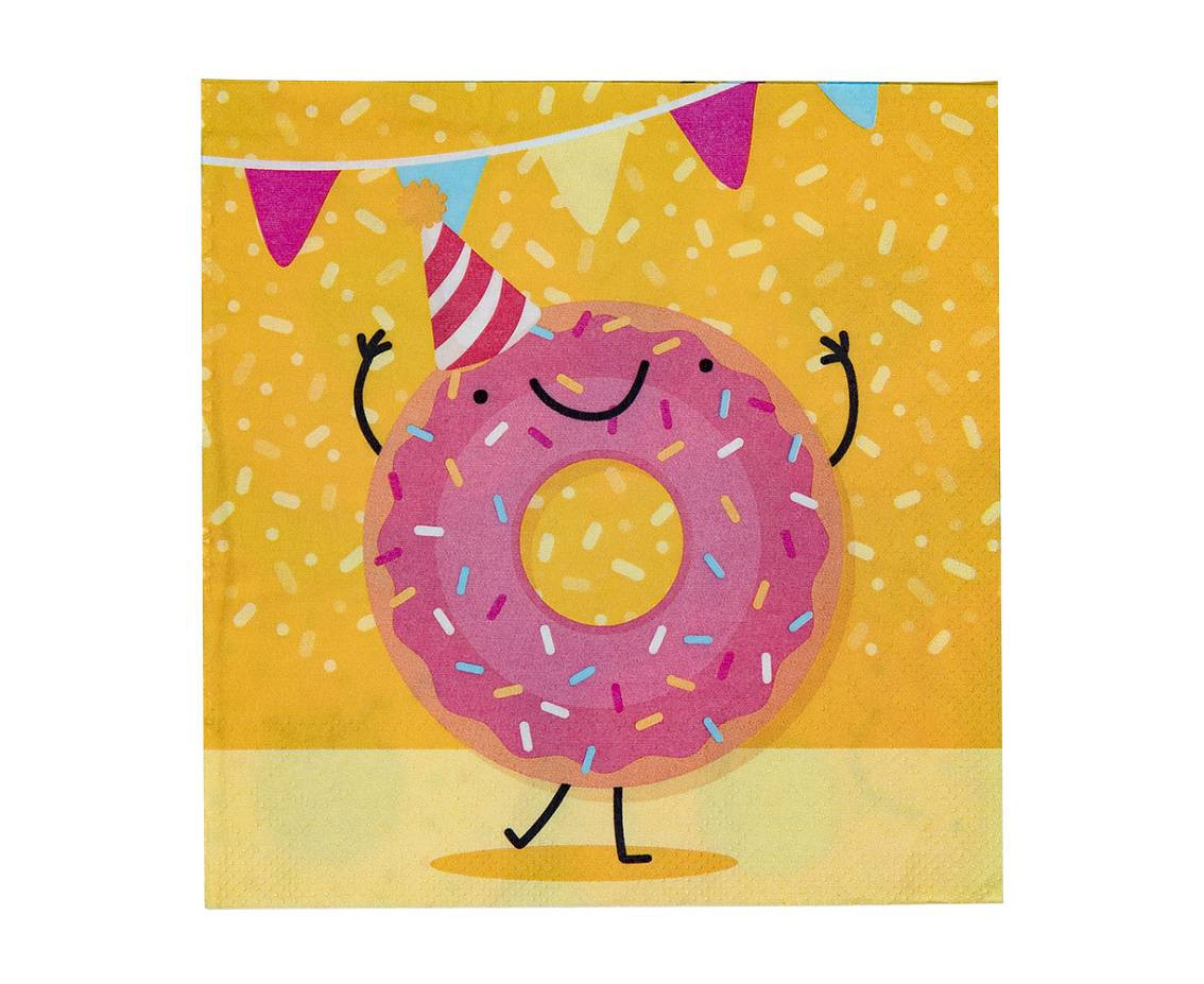 20 Napkins Donut 33x33cm