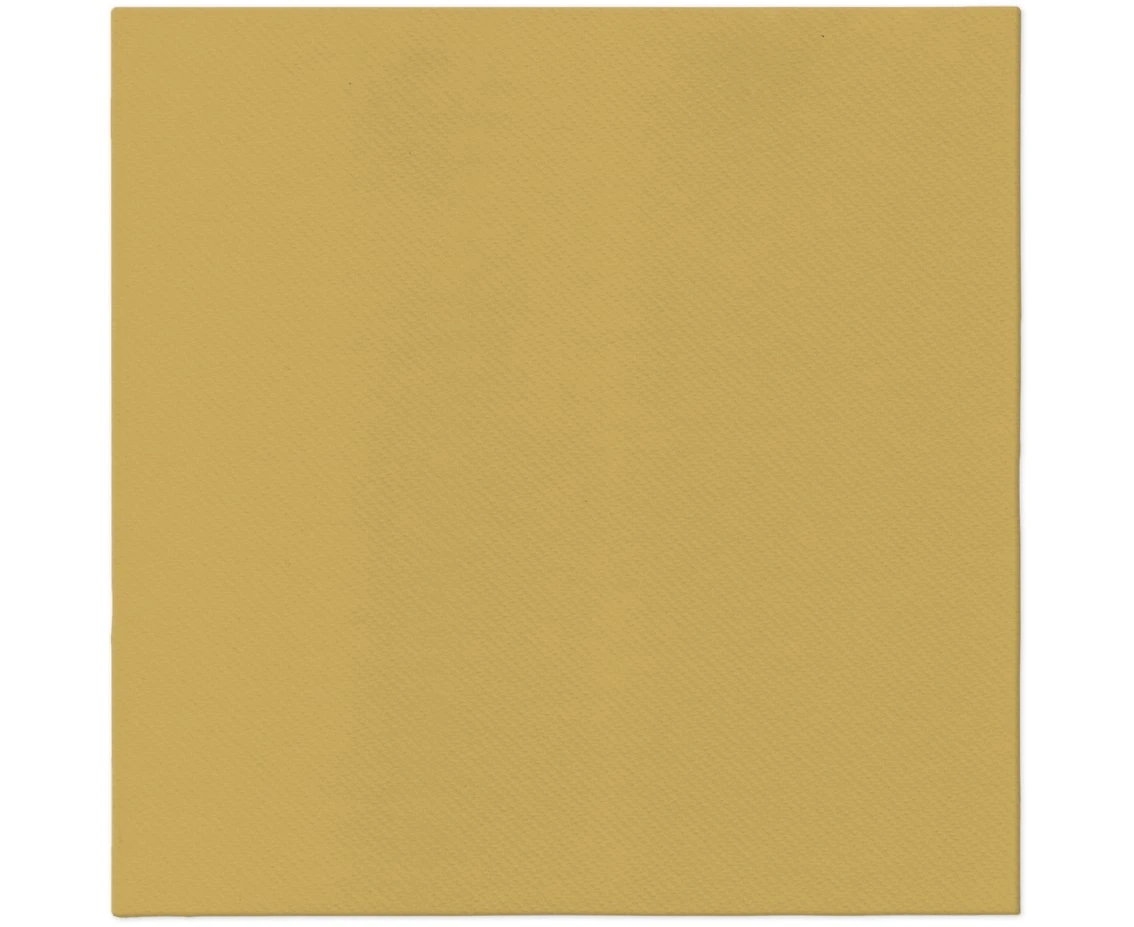 PAW Airlaid Monocolor Gold Napkins, 40x40 cm, 12 pcs.