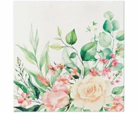 PAW Airlaid Floral Moments Napkins, 40x40 cm, 12 pcs.