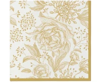 PAW Airlaid Rose Peonies Napkins, 40x40 cm, 12 pcs.