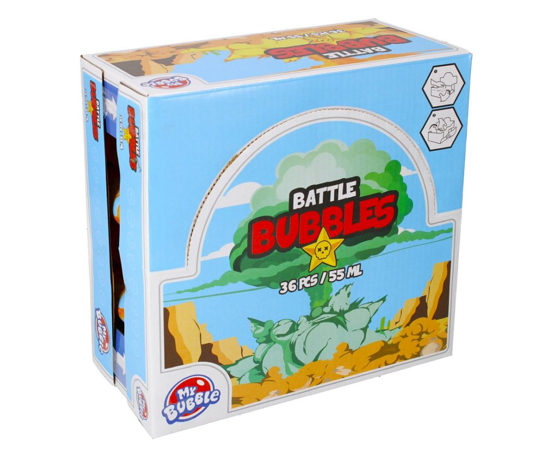 Soap bubbles 55 ml Battle Stars MY BUBBLE