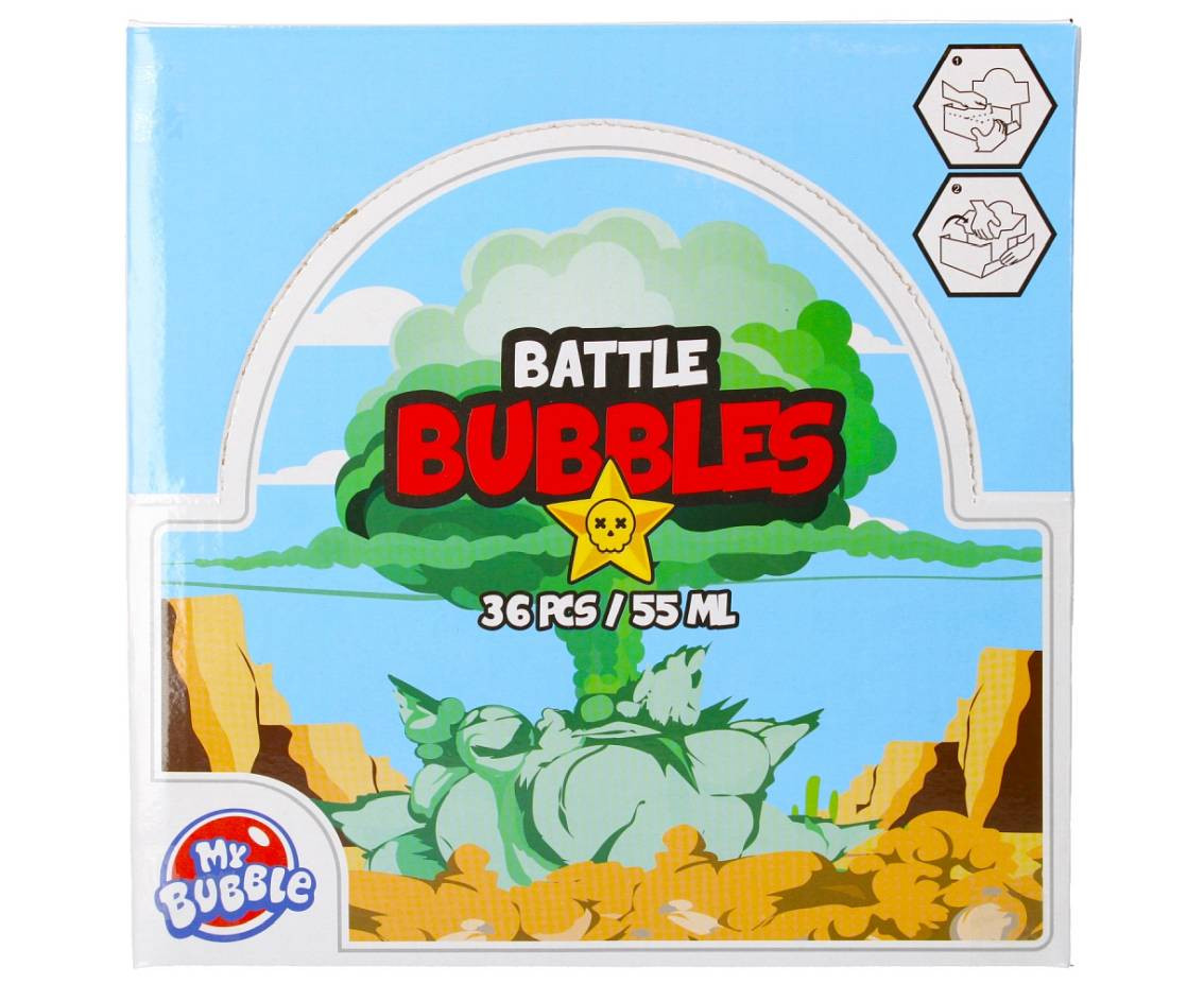 Soap bubbles 55 ml Battle Stars MY BUBBLE