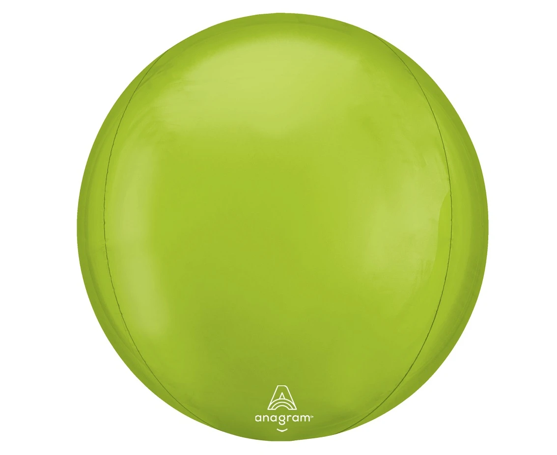 Foil balloon ORBZ - Ball Vibrant green EOL