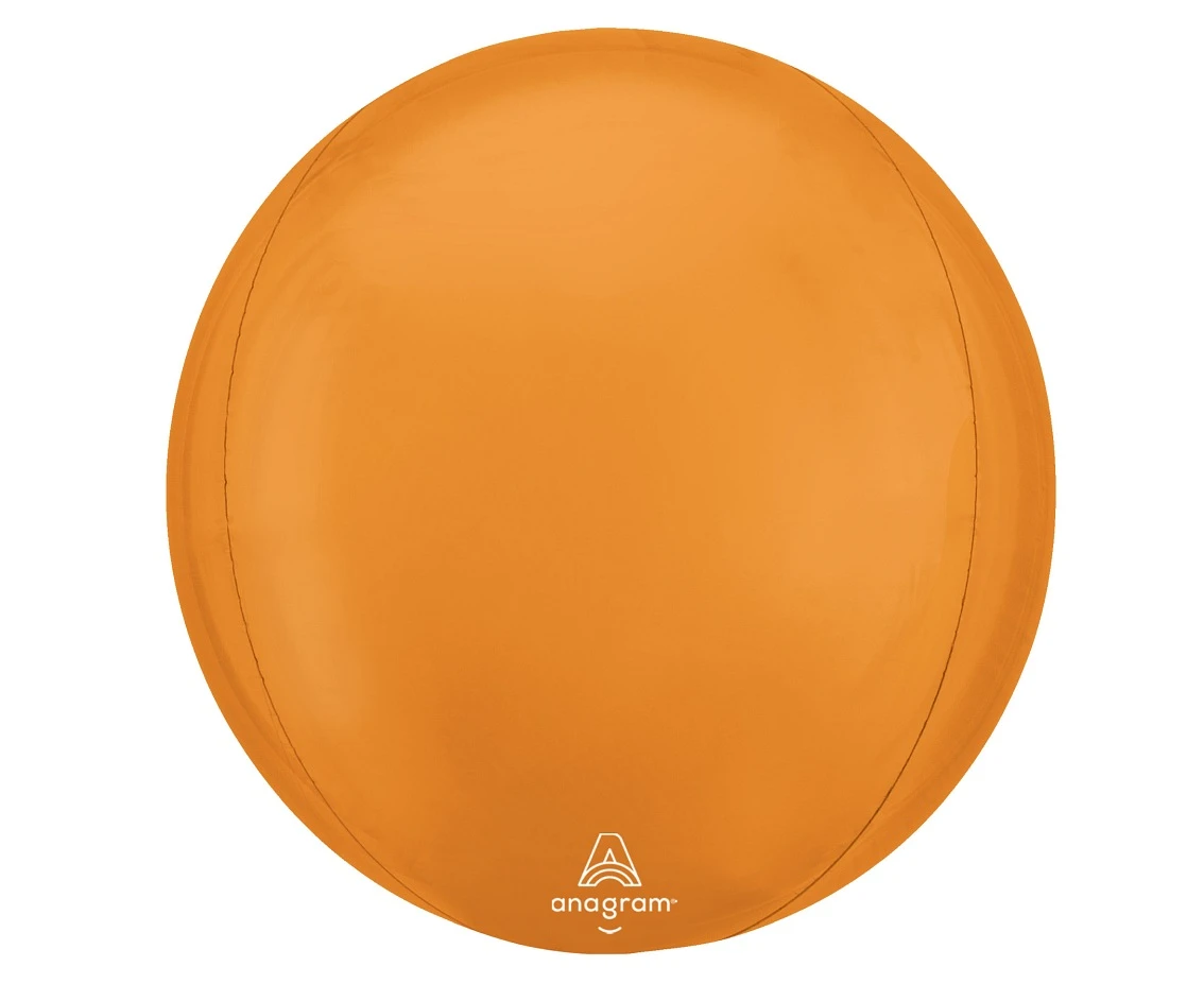 Foil balloon ORBZ - Ball Vibrant orange EOL
