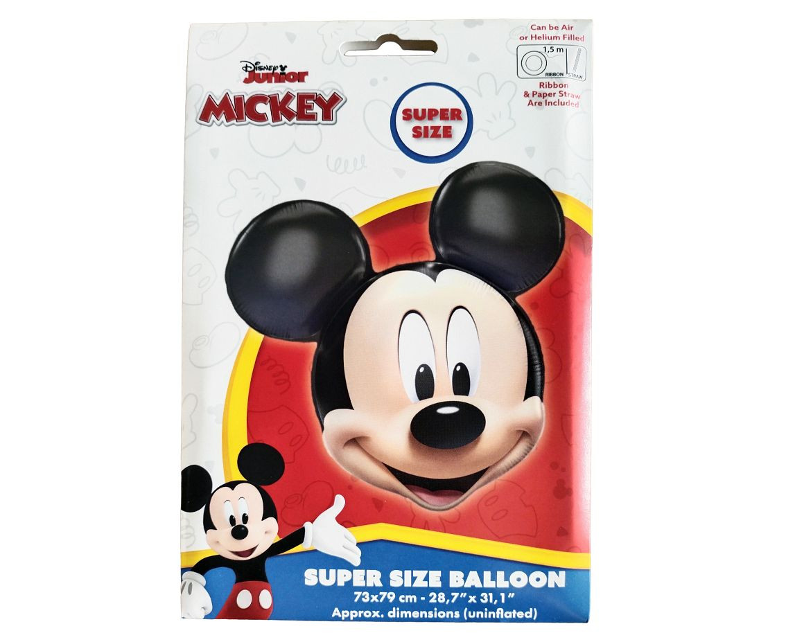 Foil Balloon MICKEY 73x79cm DISNEY, 1 pc