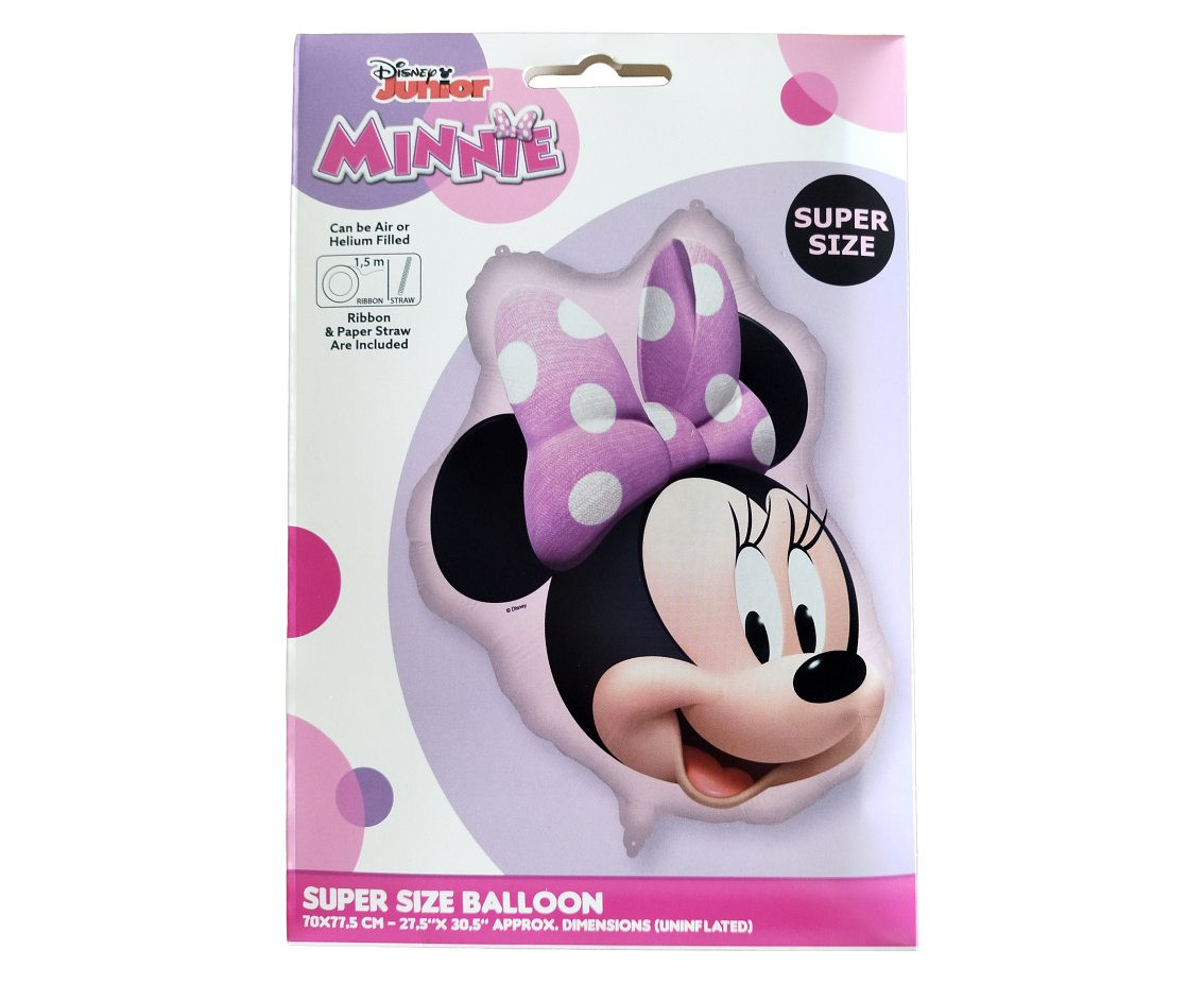 Foil Balloon MINNIE 70x77,5cm DISNEY, 1 pc