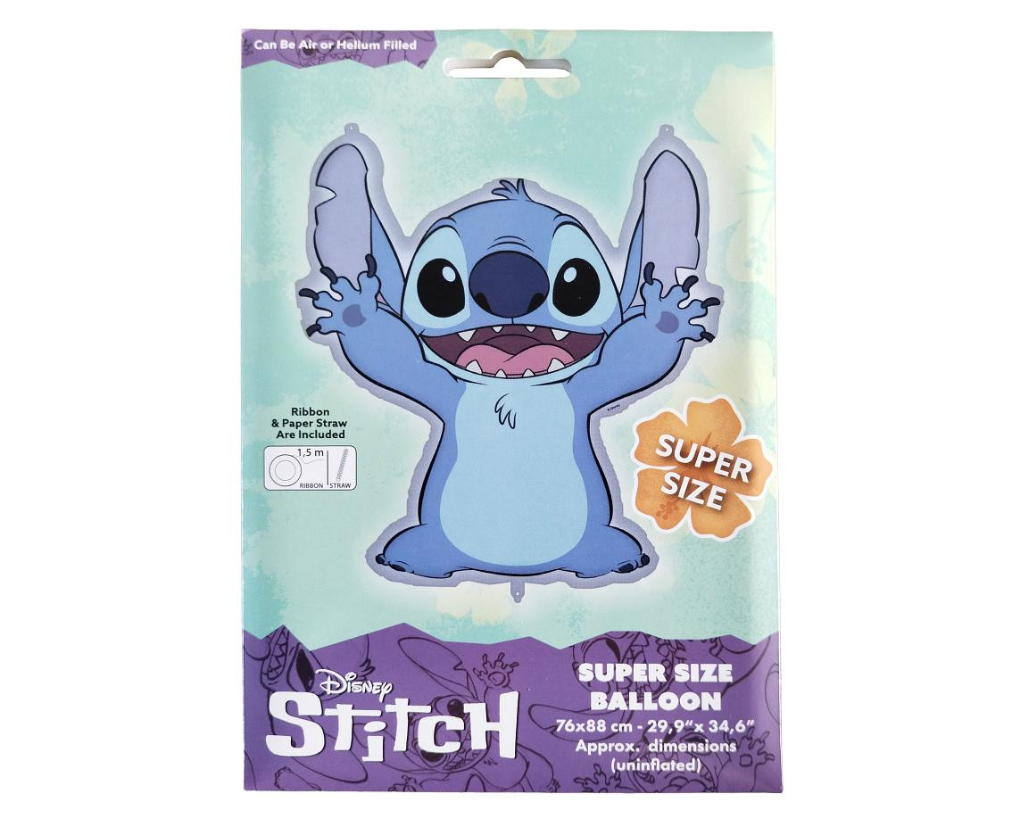 Foil Balloon 76x88cm STITCH DISNEY, 1 pc