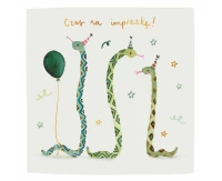 Party Time Card, Snakes