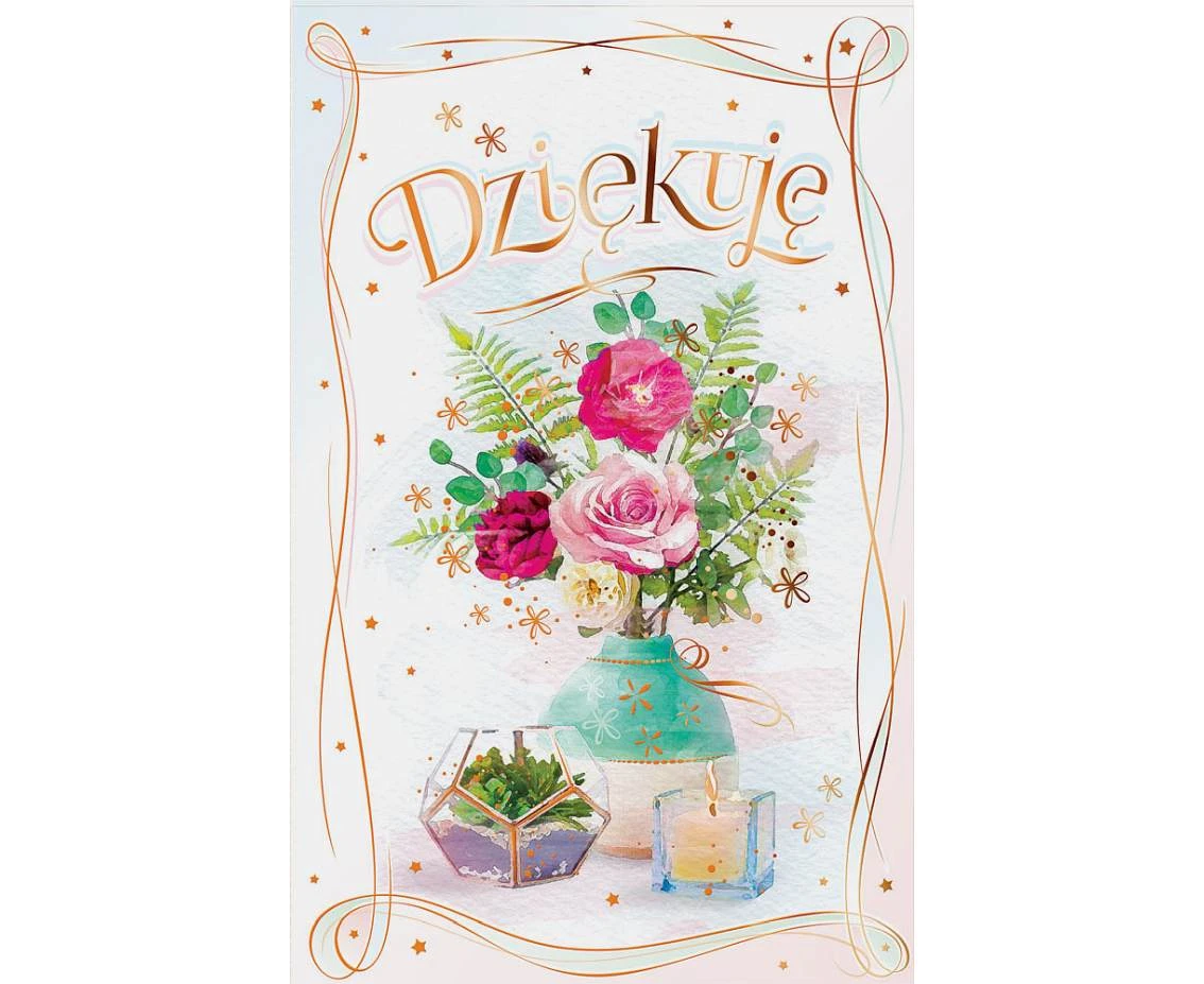 Thank You Card, Flowers