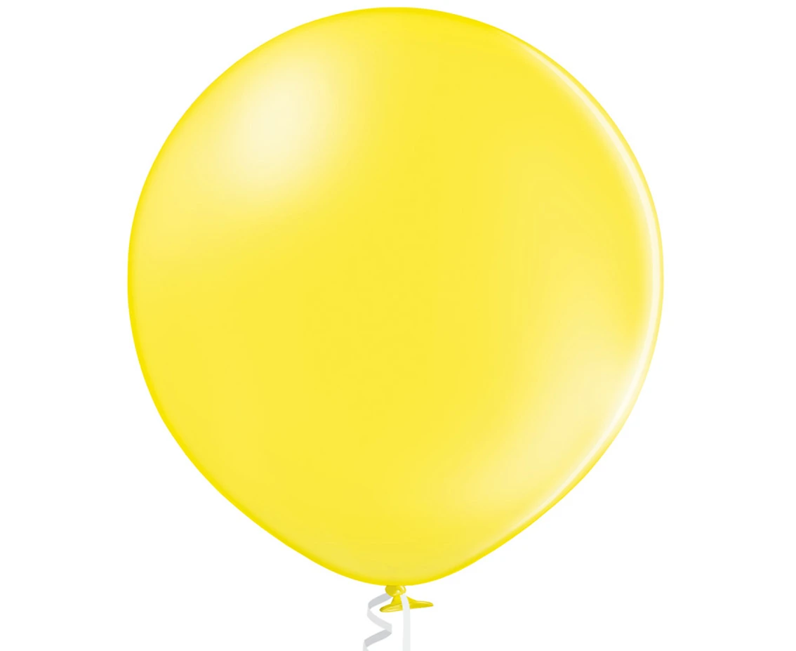 Balloons Belbal 36", B350-006, pastel yellow, 5pcs