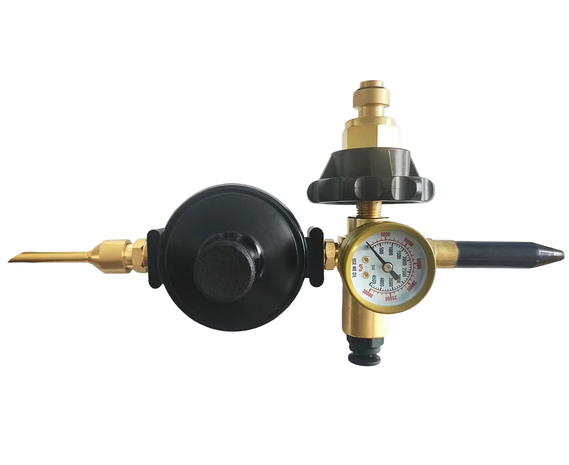 Balloon inflator, automatic for foil balloons and Tilt for latex (copper)