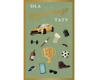Greeting card, For the best dad, 13x20.5 cm