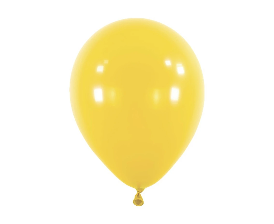 Balloons Anagram 5", RND fashion mustard, 100pcs EOL