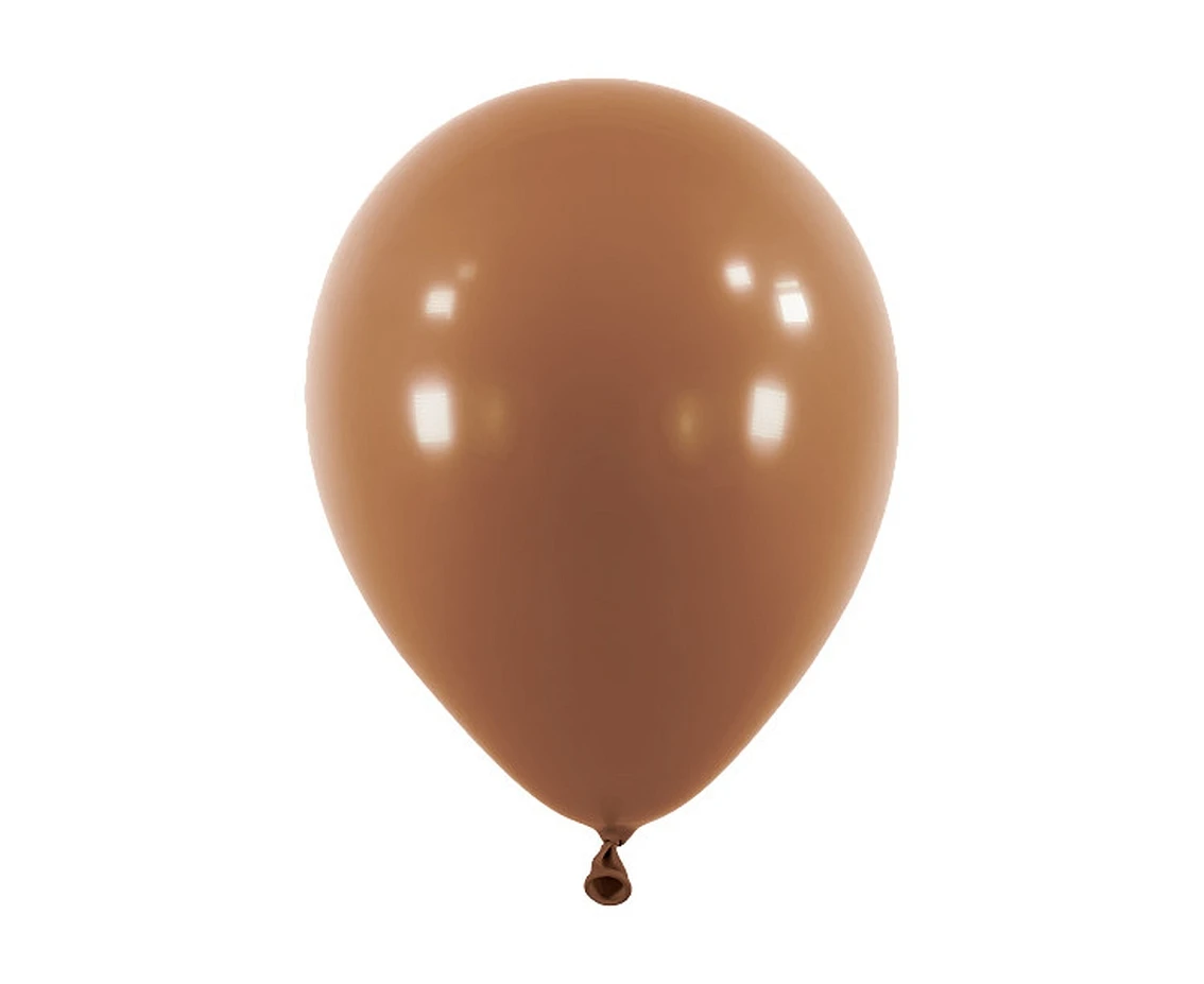 Balloons Anagram 5", RND fashion chocolate, 100pcs EOL