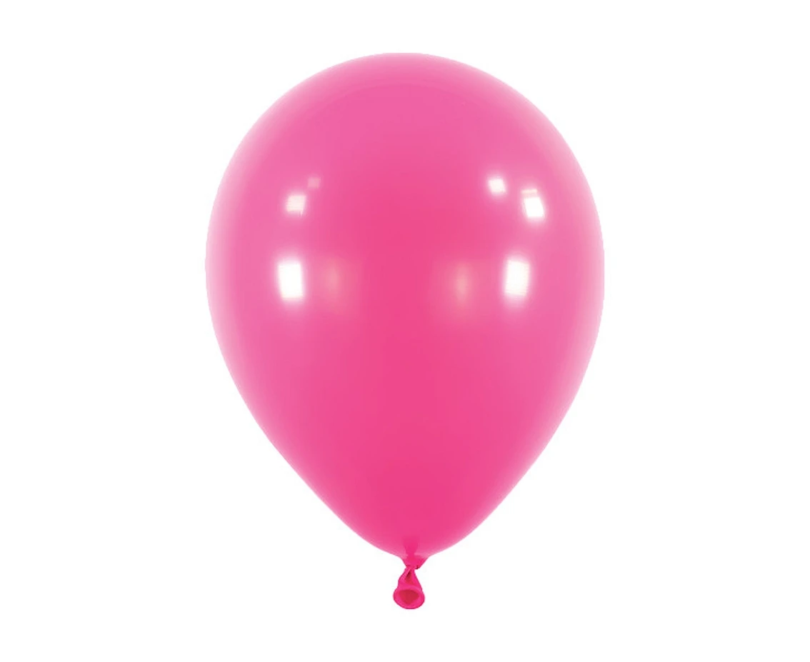 Balloons Anagram 5", RND fashion hot pink, 100pcs EOL