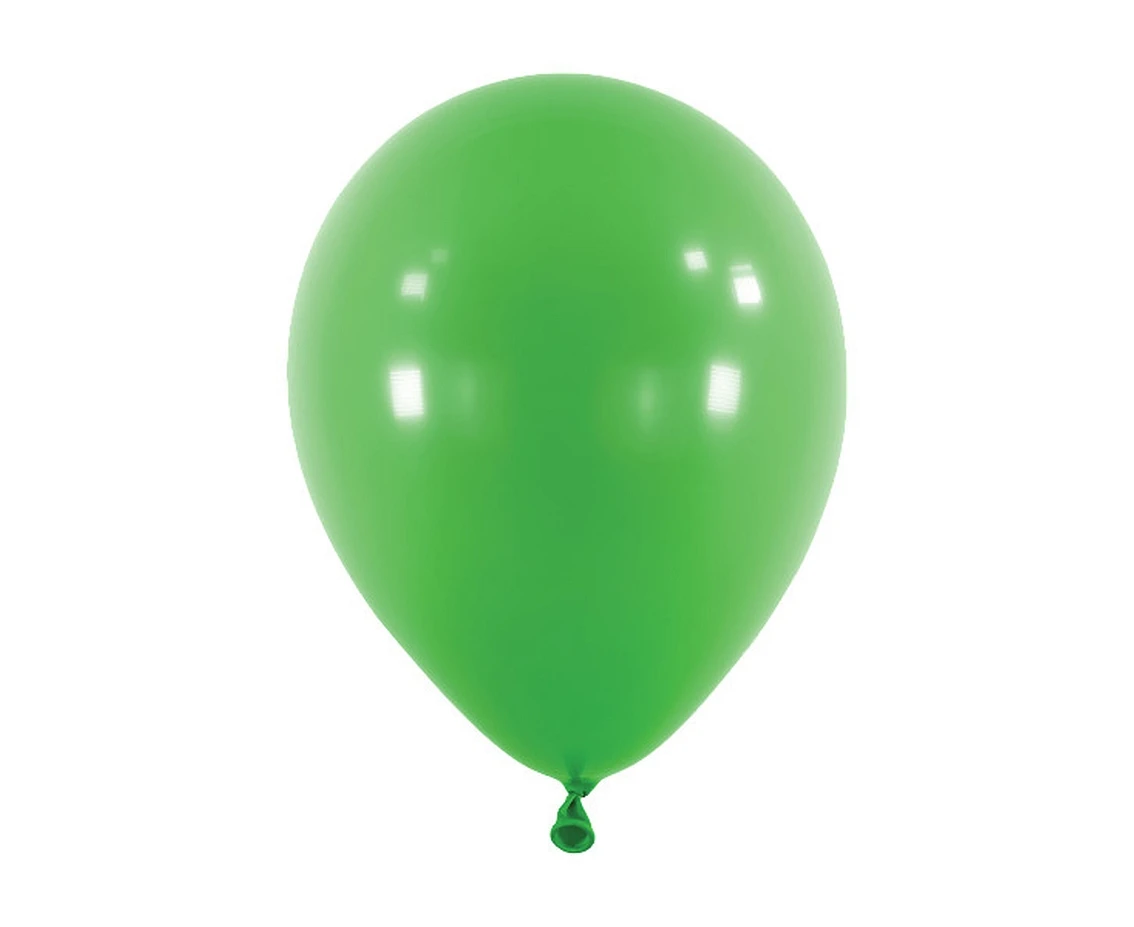 Balloons Anagram 5", RND standard festive green, 100pcs EOL