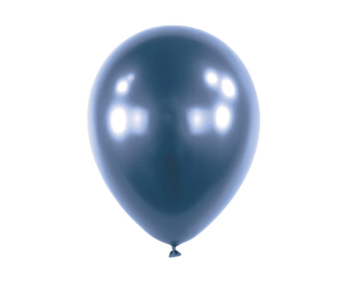 Balloons Anagram 5", RND satin luxe azure, 100pcs EOL