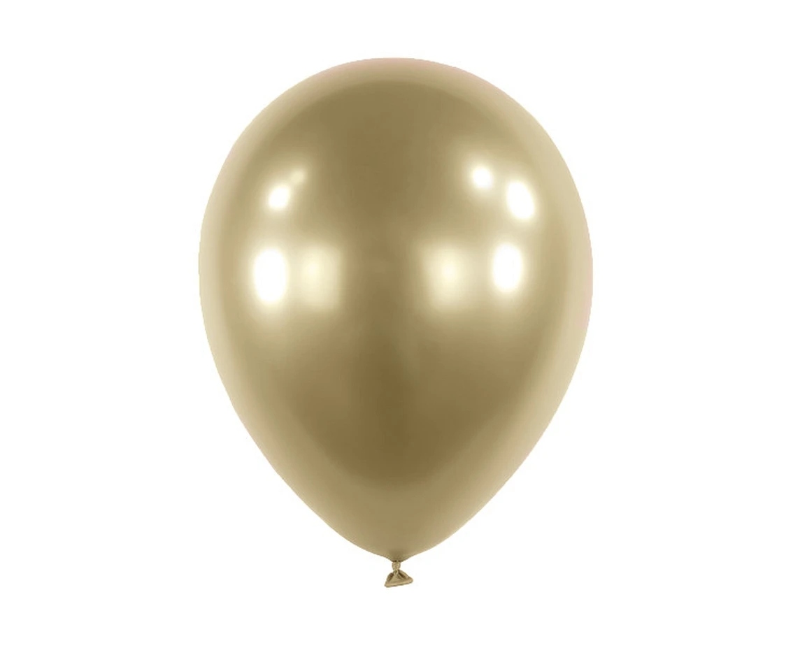 Balloons Anagram 5", RND satin luxe prosecco, 100pcs EOL