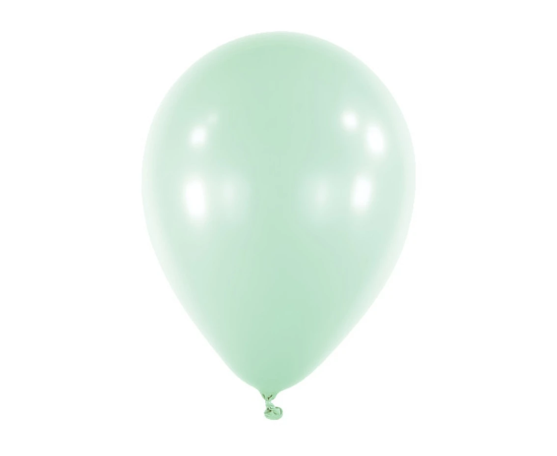 Balloons Anagram 5", RND macaron mint, 100pcs EOL
