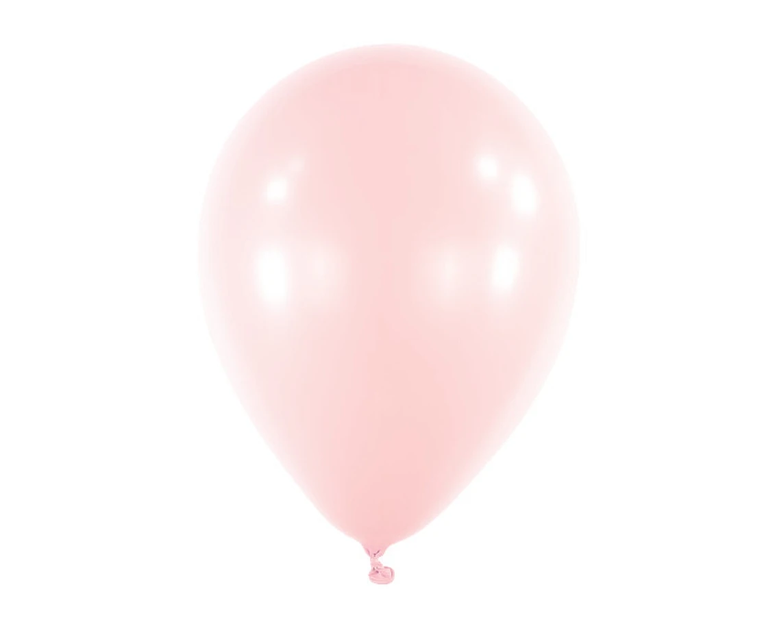 Balloons Anagram 5", RND macaron pink rose, 100pcs EOL