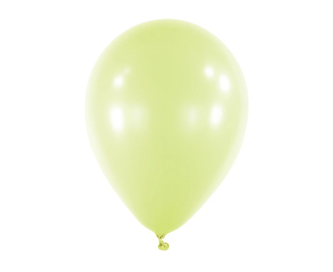 Balloons Anagram 5", RND macaron pistachio, 100pcs EOL