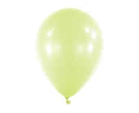 Balloons Anagram 5", RND macaron pistachio, 100pcs EOL