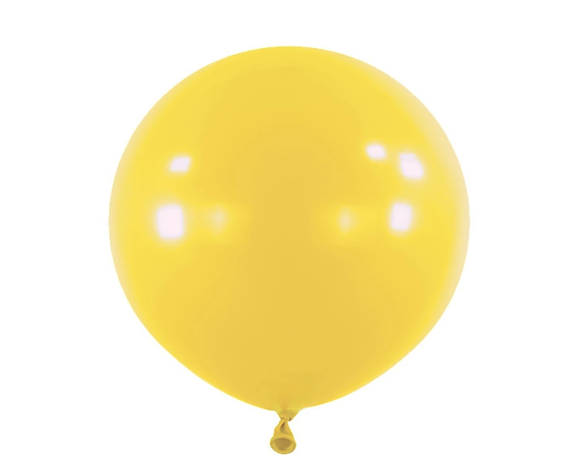 Balloons Anagram 24", RND fashion mustard, 4pcs EOL