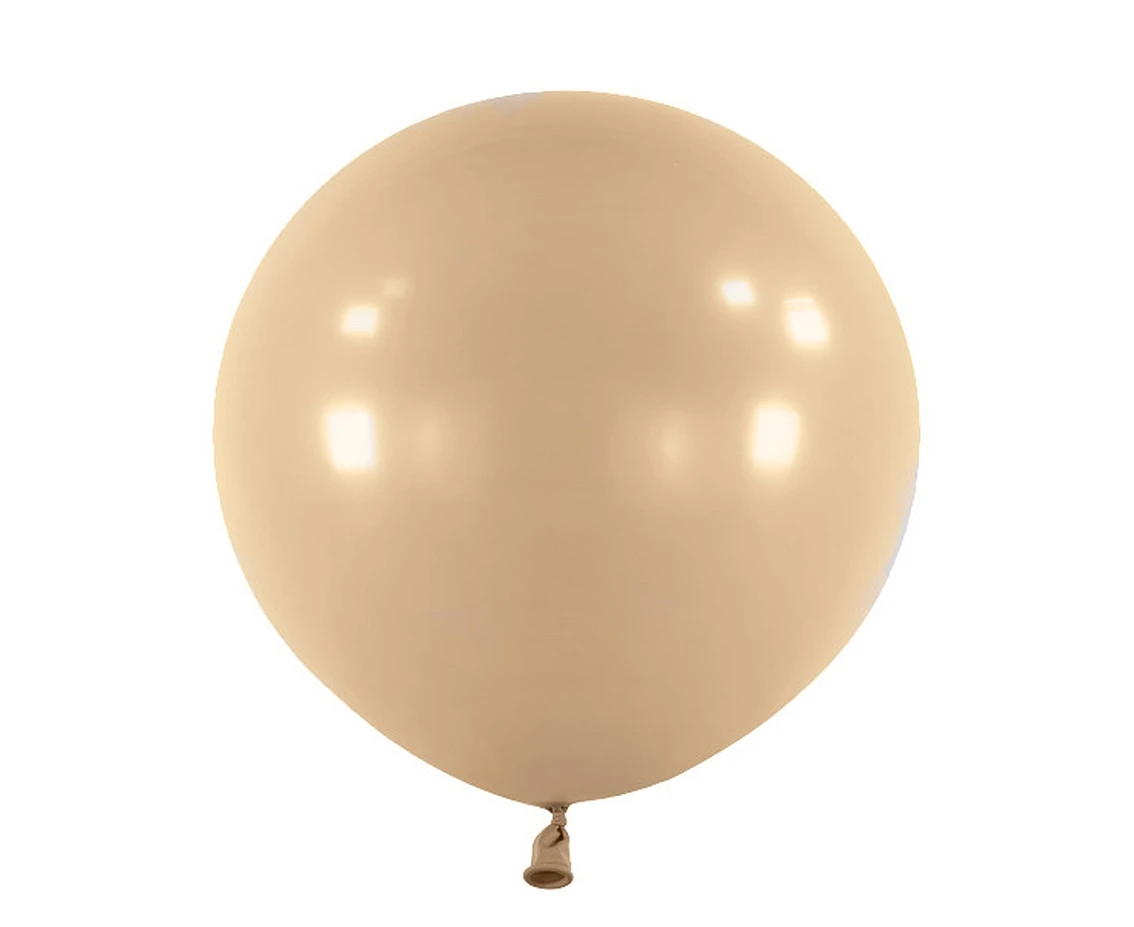 Balloons Anagram 24", RND fashion taupe, 4pcs EOL