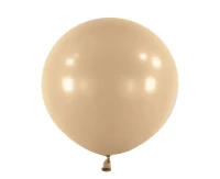 Balloons Anagram 24", RND fashion taupe, 4pcs EOL