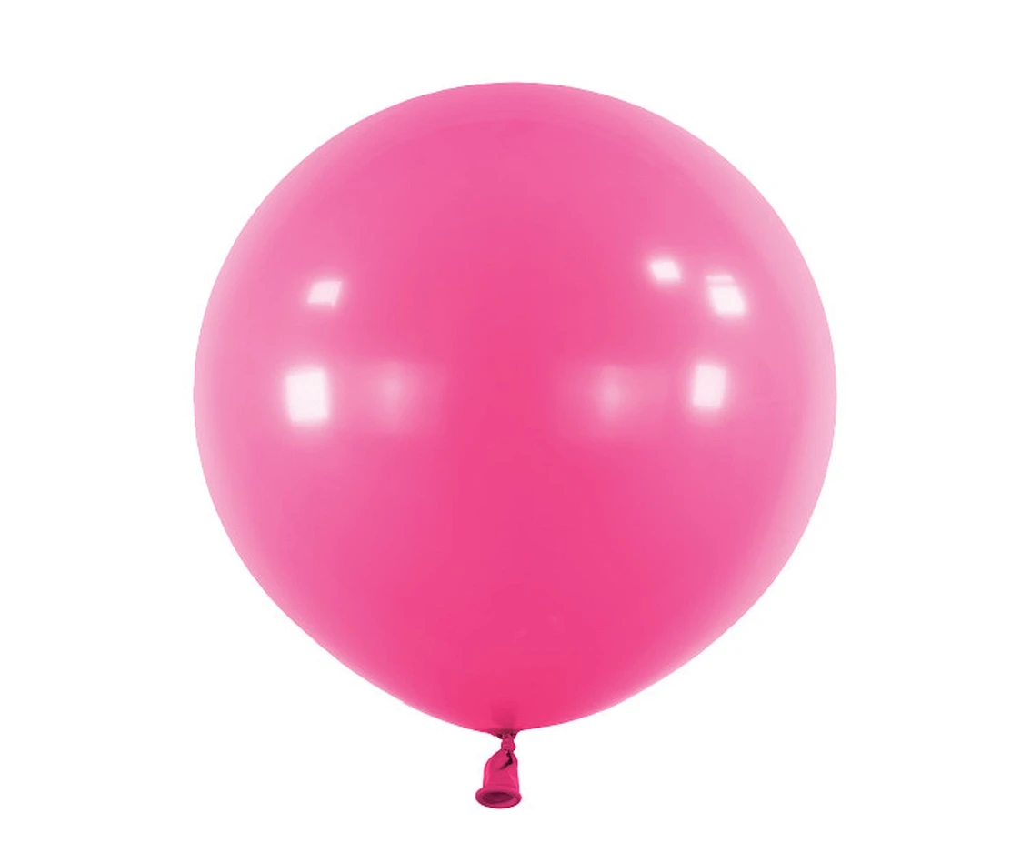 Balloons Anagram 24", RND fashion hot pink, 4pcs EOL