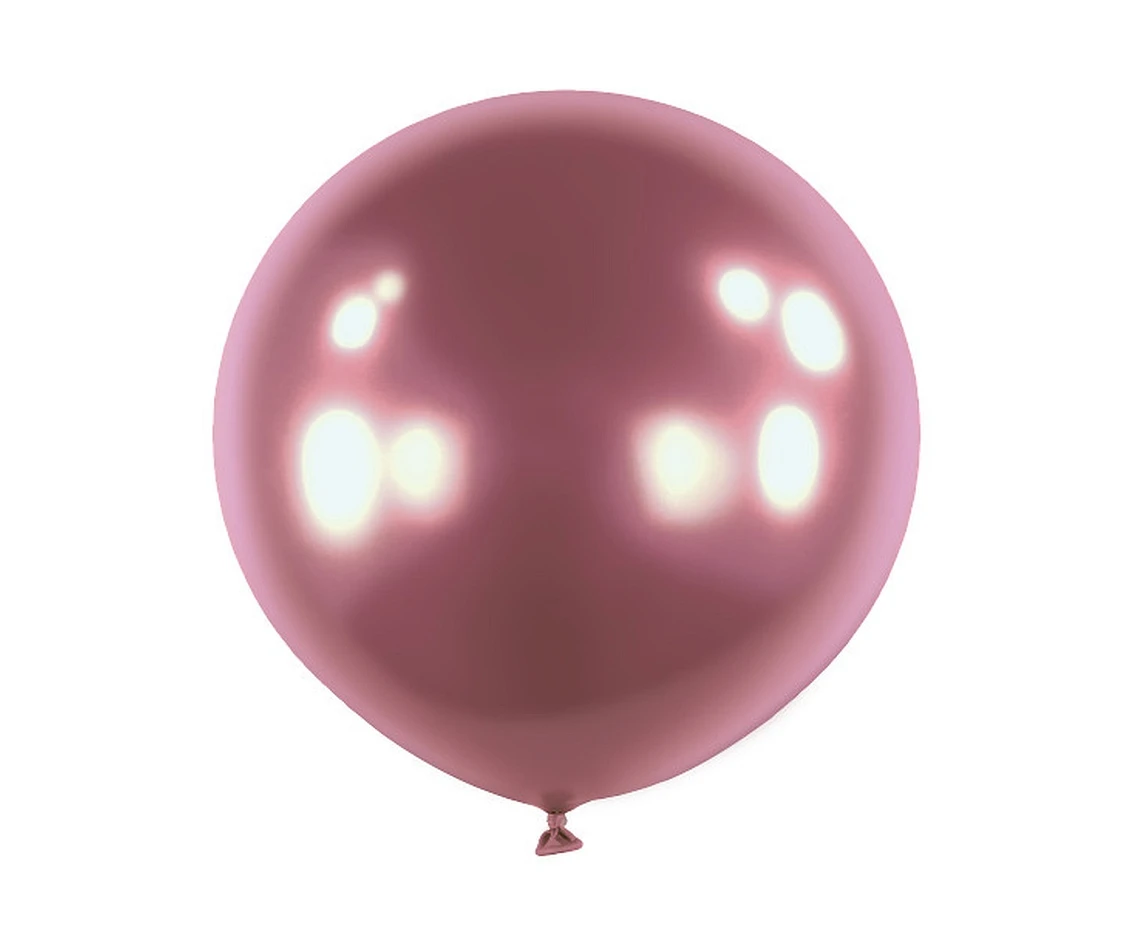 Balloons Anagram 24", RND satin luxe cherry lacquer, 4pcs EOL