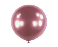 Balloons Anagram 24", RND satin luxe cherry lacquer, 4pcs EOL