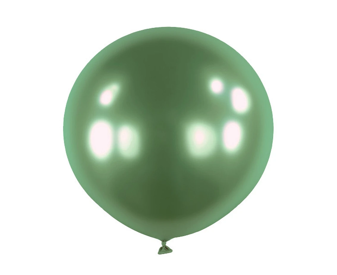 Balloons Anagram 24", RND satin luxe palm leaf, 4pcs EOL