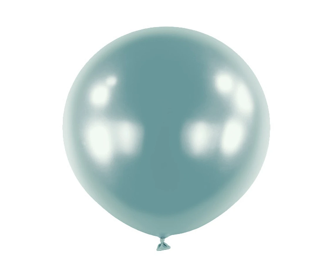 Balloons Anagram 24", RND satin luxe pastel blue, 4pcs EOL