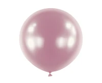 Balloons Anagram 24", RND satin luxe pastel pink, 4pcs EOL