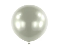 Balloons Anagram 24", RND satin luxe platinum, 4pcs EOL
