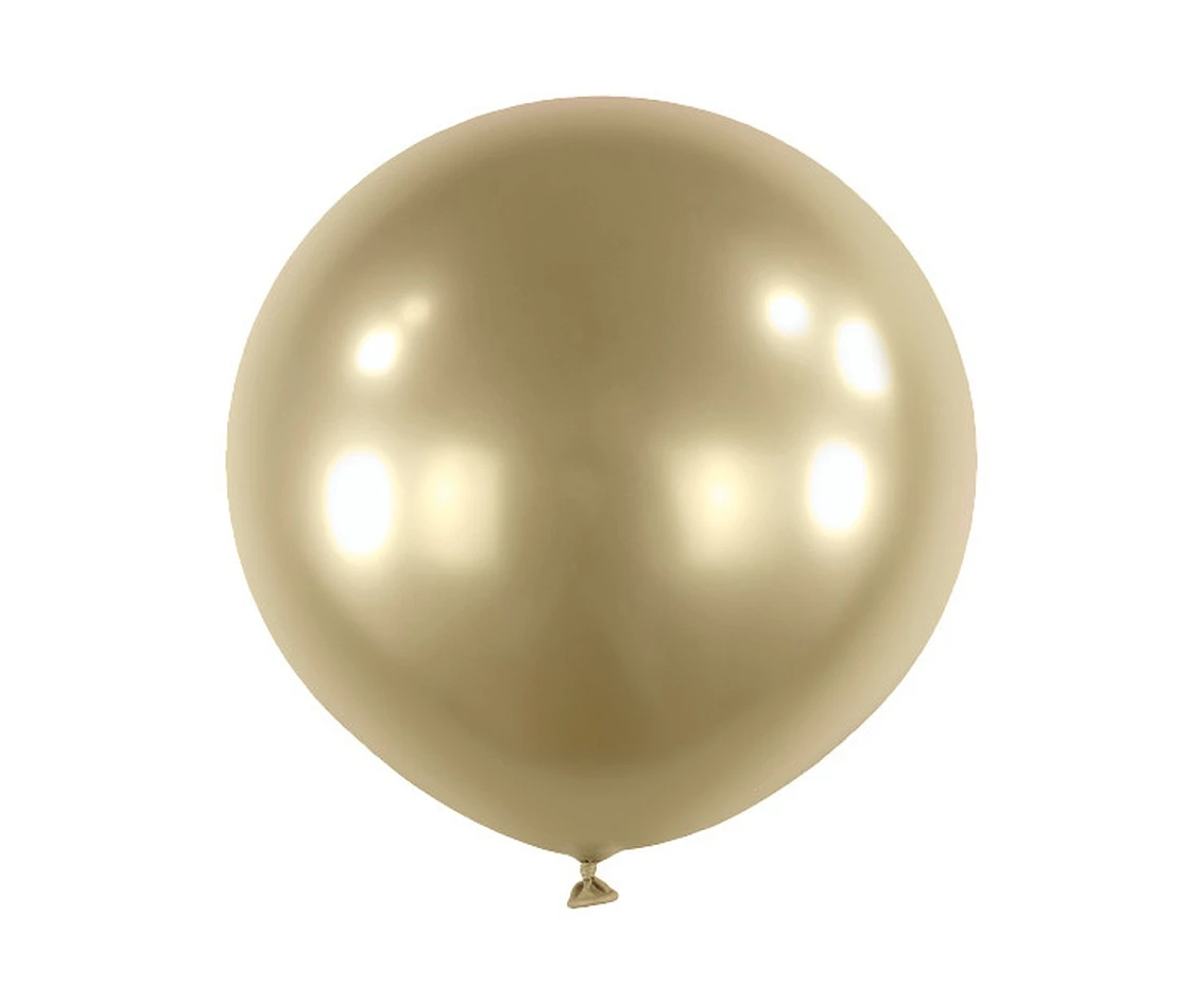 Balloons Anagram 24", RND satin luxe prosecco, 4pcs EOL