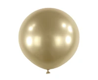 Balloons Anagram 24", RND satin luxe prosecco, 4pcs EOL