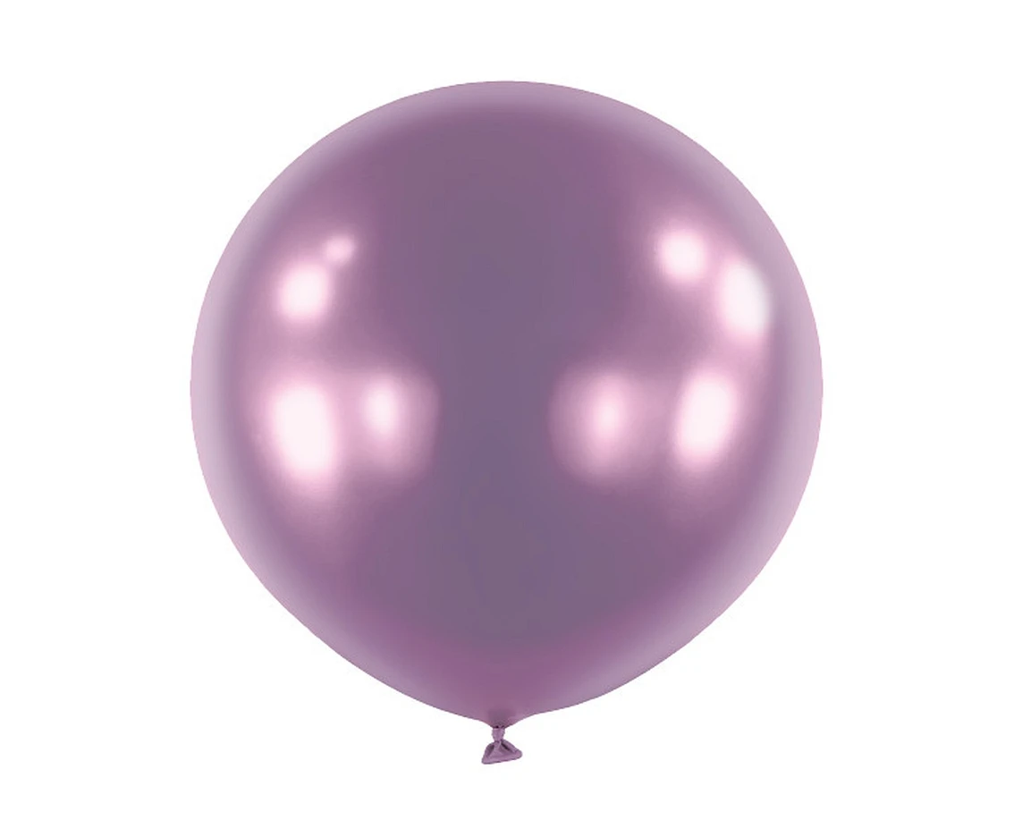 Balloons Anagram 24", RND satin luxe Royal Purple, 4pcs EOL